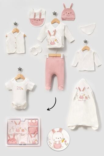 Kız Bebek Zıbın Set ve Hastane Çıkışı