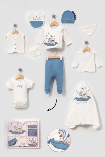 Erkek Bebek Zıbın Set ve Hastane Çıkışı