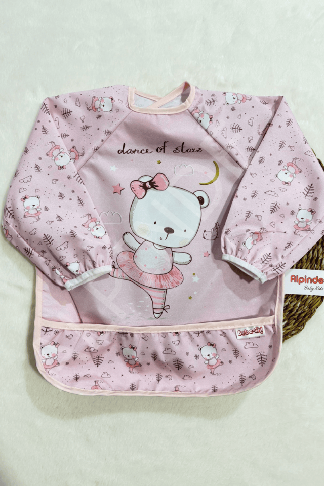 Kollu Faliyet Mama Önlüğü 0/36 Ay Sıvı Geçirmez (6-36 ay)