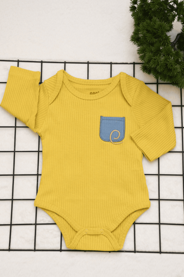 Diffrent Way 3'lü Erkek Bebek Tek Boy Çıtçıtlı Badi 0-3/3-6 Ay